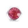 4pcs Металлическая шестиугольная форма универсальная штопора с розовым бриллиантом (розовый бриллиант (розовый бриллиант)