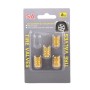 4PCS SA Metal Plated Hexagon Shape Universal Tire Valve Stem Cap(Gold)