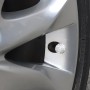 4 ПК с газовой крышкой крышки газовой крышки шины Car Car Tire Caps (белый)