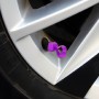 4 шт в форме сердца в форме сердечной формы крышка шины Car Cap Car Tire Caps (Purple)