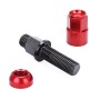 XH-AN005 Car Universal Modified Wheel M12 Reinforced Bolt 7075-T6 Forged Aluminum Alloy Reinforced Screw (Titanium Color)