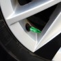 4 PCS 6-edeg Shape Gas Cap Mouthpiece Cover Tire Cap Car Tire Valve Caps (Green)