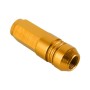 4 PCS Nut 6-edeg Shape Gas Cap Mouthpiece Cover Tire Cap Car Tire Valve Caps (Gold)