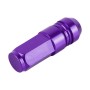 4 PCS Nut 6-edeg Shape Gas Cap Mouthpiece Cover Tire Cap Car Tire Valve Caps (Purple)