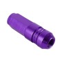 4 PCS Nut 6-edeg Shape Gas Cap Mouthpiece Cover Tire Cap Car Tire Valve Caps (Purple)