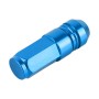 4 PCS Nut 6-edeg Shape Gas Cap Mouthpiece Cover Tire Cap Car Tire Valve Caps (Baby Blue)