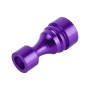 4 PCS Chess 1 Shape Gas Cap Mouthpiece Cover Tire Cap Car Tire Valve Caps (Purple)