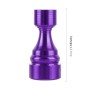 4 PCS Chess 1 Shape Gas Cap Mouthpiece Cover Tire Cap Car Tire Valve Caps (Purple)