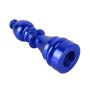 4 PCS Chess 2 Shape Gas Cap Mouthpiece Cover Tire Cap Car Tire Valve Caps (Blue)