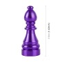 4 PCS Chess 2 Shape Gas Cap Mouthpiece Cover Tire Cap Car Tire Valve Caps (Purple)