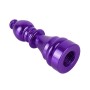 4 PCS Chess 2 Shape Gas Cap Mouthpiece Cover Tire Cap Car Tire Valve Caps (Purple)