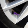 4 PCS Chess 2 Shape Gas Cap Mouthpiece Cover Tire Cap Car Tire Valve Caps (Purple)