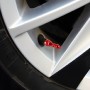 4 ПК Шахматы 2 форма газовой крышки на крышке шины Car Tire Caps (красный)