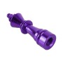 4 PCS Chess 3 Shape Gas Cap Mouthpiece Cover Tire Cap Car Tire Valve Caps (Purple)