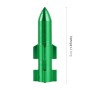 4 PCS Double Wings Shape Gas Cap Mouthpiece Cover Tire Cap Car Tire Valve Caps (Green)