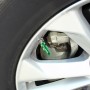 4 PCS Double Wings Shape Gas Cap Mouthpiece Cover Tire Cap Car Tire Valve Caps (Green)