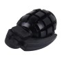 4 PCS Universal Grenade Shaped Car Tire Valve Caps(Black)