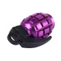 4 PCS Universal Grenade Shaped Car Tire Valve Caps(Purple)