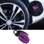 4 PCS Universal Grenade Shaped Car Tire Valve Caps(Purple)