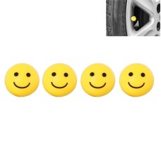 Универсальный 8 -миллиметровый улыбающийся лицевой рисунок с шариком в стиле пластиковые автомобильные шины -крышки, упаковка 4