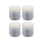 10 Sets Luminous Tire Valve Cap Electric Motorcycle Vacuum Tire Valve Cover, Style: Split Effect(Blue)