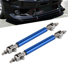 2 PCS Car Modification Large Surrounded By The Rod Telescopic Lever Front and Rear Bars Fixed Front Lip Back Shovel Adjustable Small Rod, Length: 7.5cm(Blue)