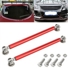 2 PCS Car Modification Adhesive Surrounded Rod Lever Front and Rear Bars Fixed Front Lip Back Shovel, Length: 20cm(Red)
