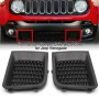 2 PCS Car Left + Right Front Bumper Lower Grille Bezel Cover for Jeep Renegade