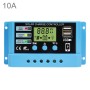 10A Solar Charge Controller 12V / 24V Lithium Lead-Acid Battery Charge Discharge PV Controller, with Indicator Light