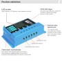 10A Solar Charge Controller 12V / 24V Lithium Lead-Acid Battery Charge Discharge PV Controller