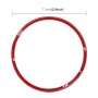 4 PCS Car Aluminum Wheel Hub Deroration Ring For Cadillac(Red)