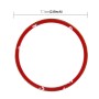 4 PCS Car Aluminum Wheel Hub Deroration Ring For Audi(Red)