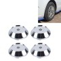 4 PCS Metal Car Styling Accessories Car Emblem Badge Sticker Wheel Hub Caps Centre Cover