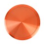 4 PCS Car Tyre Hub Centre Cap Cover (Orange)