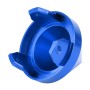 4 PCS Car Tyre Hub Centre Cap Cover (Blue)