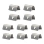 10 PCS Car Windshield Clip Wind / Rain Deflector Channel Metal Buckle for Heko G3