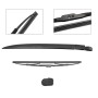 JH-PS01 For Porsche Cayenne 2003-2010 Car Rear Windshield Wiper Arm Blade Assembly 955 628 040 02