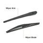 JH-HD14 For Honda Vezel 2015-2017 Car Rear Windshield Wiper Arm Blade Assembly 76720-T7J-H01