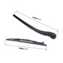 Car Window Windshield Wiper Arm Assembly 61628220830 with Wiper Strip for BMW E46