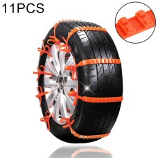 10 PCS Car Tire Emergency Double Grid Anti-skid Chains Tyre Anti-slip Chains