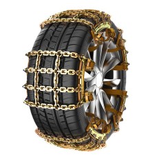 Car Tire Truck SUV Snow Winter Emergency Anti-Skid Chain, Style: Double Head Fields Type (Small)