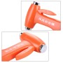 SHUNWEI SD-3501 Seat Belt Cutter Window Breaker Auto Rescue Tool Ideal Plastic Shell Car Safety Emergency Hammer with Adhesive Tape And Fixation Frame(Orange)