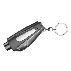 Multifunctional Portable Car Emergency Window Breaker Seat Belt Cutter (Black)
