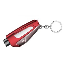 Multifunctional Portable Car Emergency Window Breaker Seat Belt Cutter (Red)
