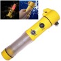 4 в 1 Multi Function Flashlight Alarm Targe Светодиодный флэш-светодиод для автоматического использования (желтый)