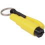 3 в 1 Автомобильный аварийный молот / цепь ключей / нож разбитый стеклянный портативный инструмент (желтый)