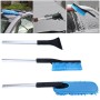 DM-010 3-in-1 Portable Snow Ice Removal Scraper Kit for Cars and Trucks, Ice Scraper+Snow Brush +Dash Duster Combination Any Two Head of the Three