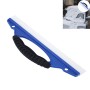 Car ABS Scraper Strip Wash Wiper Plate Wash Water Ice Frost Snow Cleaner Shower Scraper(Blue)