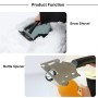 Multi-functional Broken Window To Shovel Snow Camping Knife, Snow Board, Emergency Spanner. Bottle Open