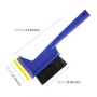 Car Snow Shovel Auto Ice Scraper Winter Road Safety Cleaning Tools Defrost Deicing Removal, with Brush and Safe Hammer